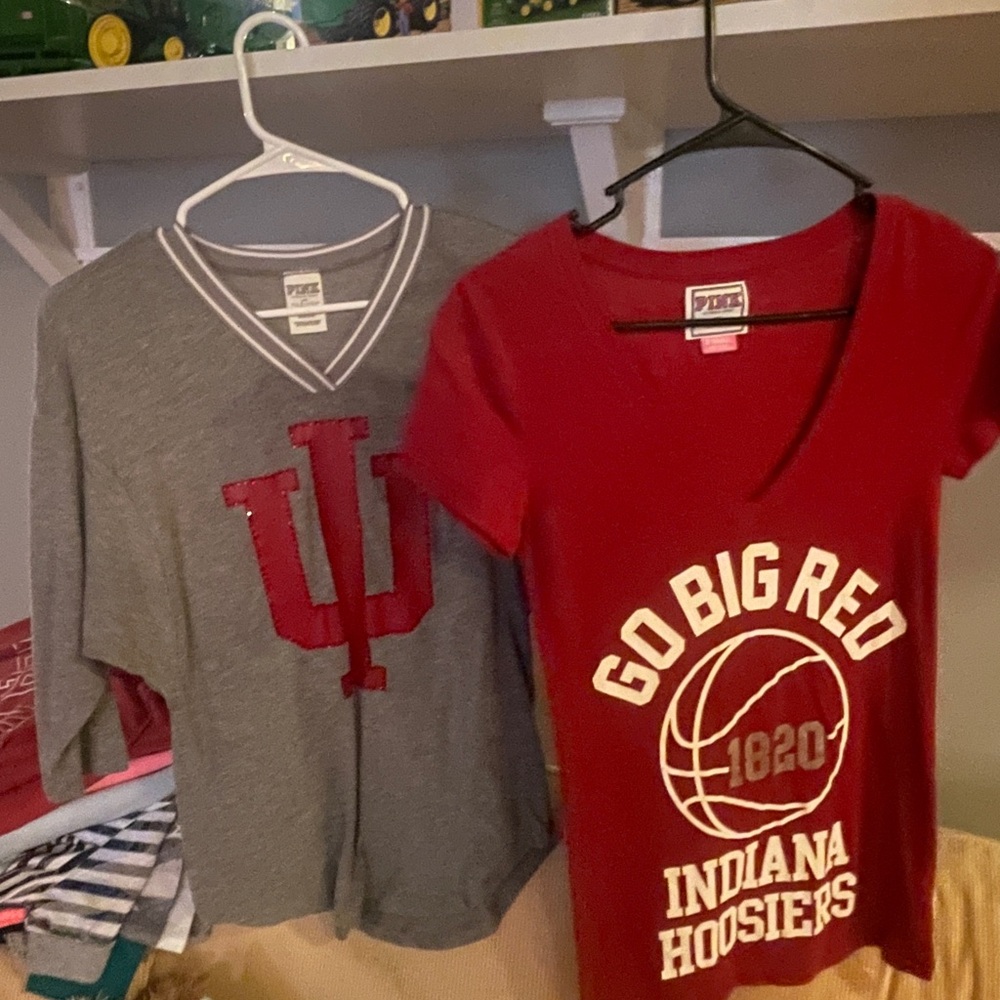 TWO vs pink IU shirts